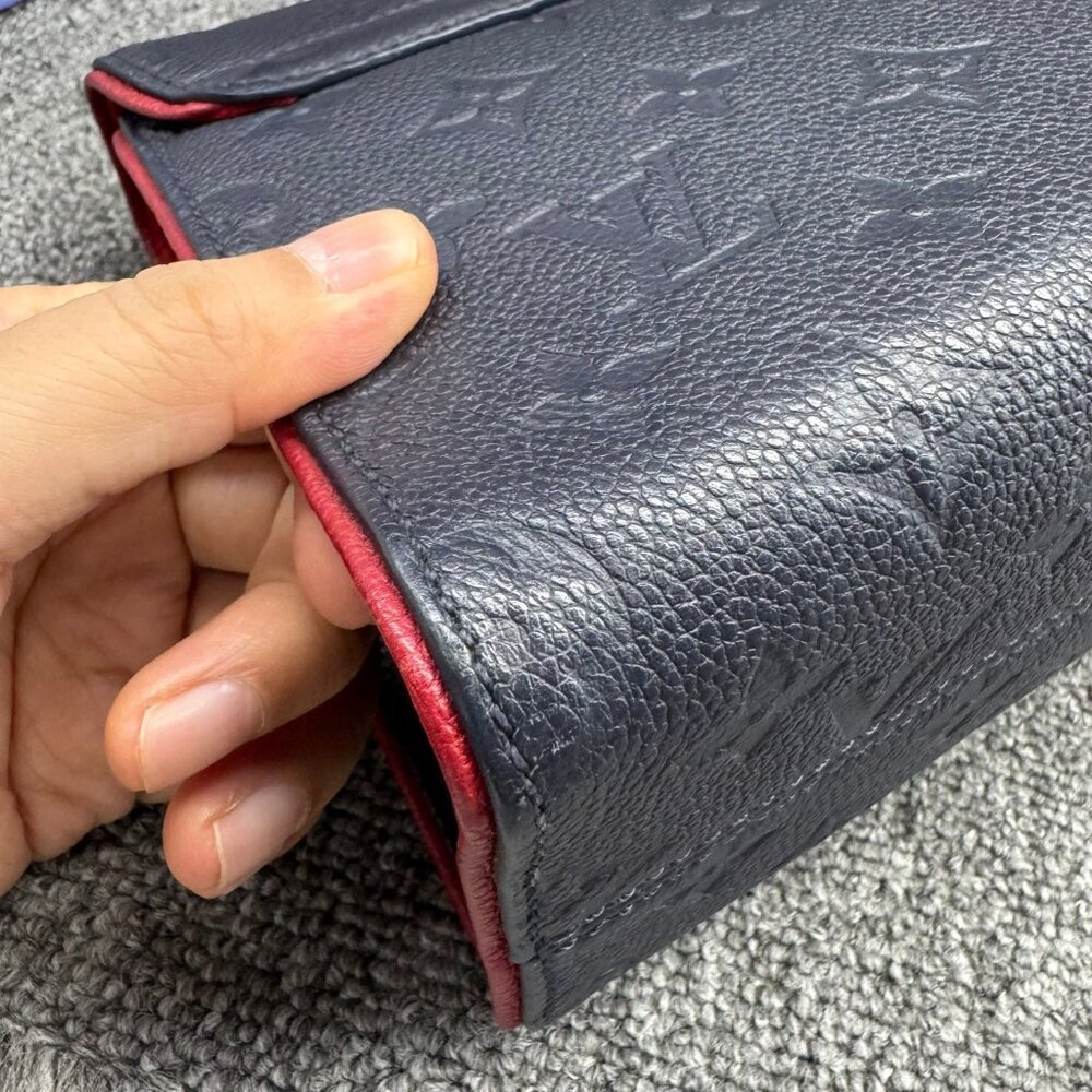 Louis Vuitton Saint Sulpice Navy Monogram Leather Shoulder Bag 999-071125 - Picture 10 of 15